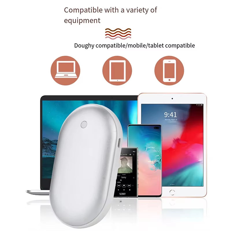 Xiaomi Portable Lightweight Hand Warmer 2-In-1 Power Bank Double Sided Heating USB Charging Winter Gift Hand Warmer