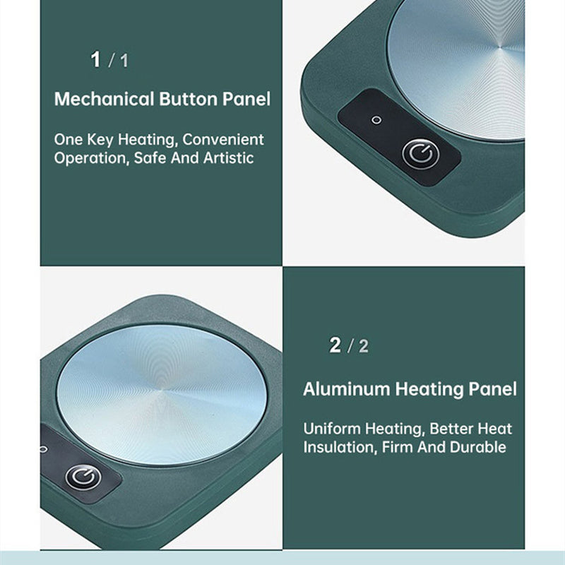 Electric Tea Water Heating Pad Constant Temperature Coffee Mug Heating Coaster Lightweight Water Pad Heater Safe for Home Office