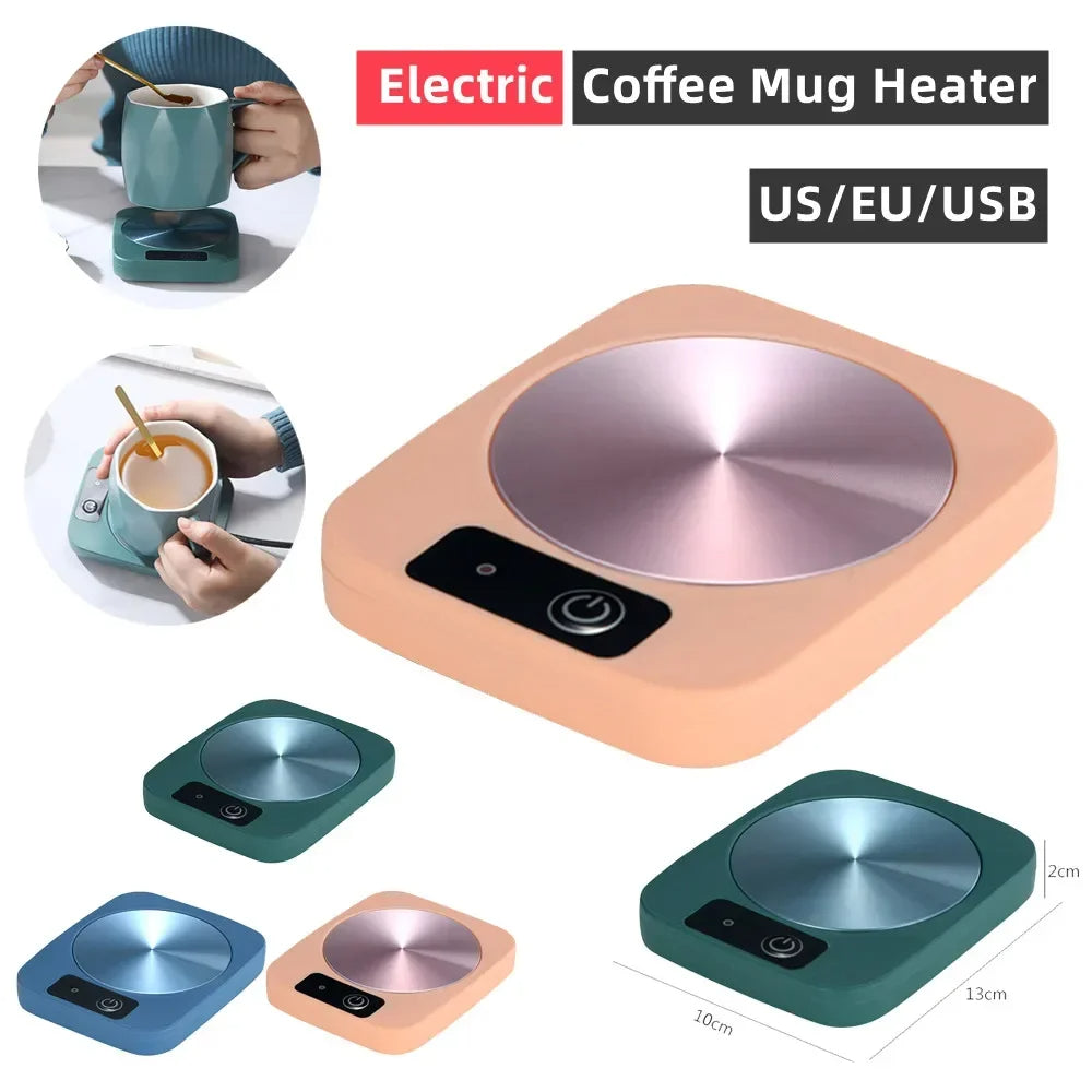 Electric Tea Water Heating Pad Constant Temperature Coffee Mug Heating Coaster Lightweight Water Pad Heater Safe for Home Office