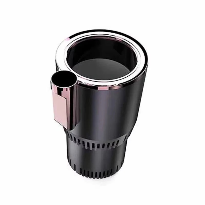 2-In-1 Smart Cooling Heating Car Cup Holder Intelligent Hot and Cold Cup Holder Mini Car Refrigerator Office Cooling and Heating