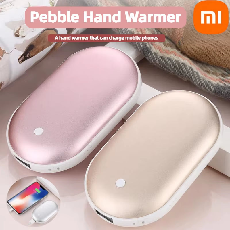 Xiaomi Portable Lightweight Hand Warmer 2-In-1 Power Bank Double Sided Heating USB Charging Winter Gift Hand Warmer