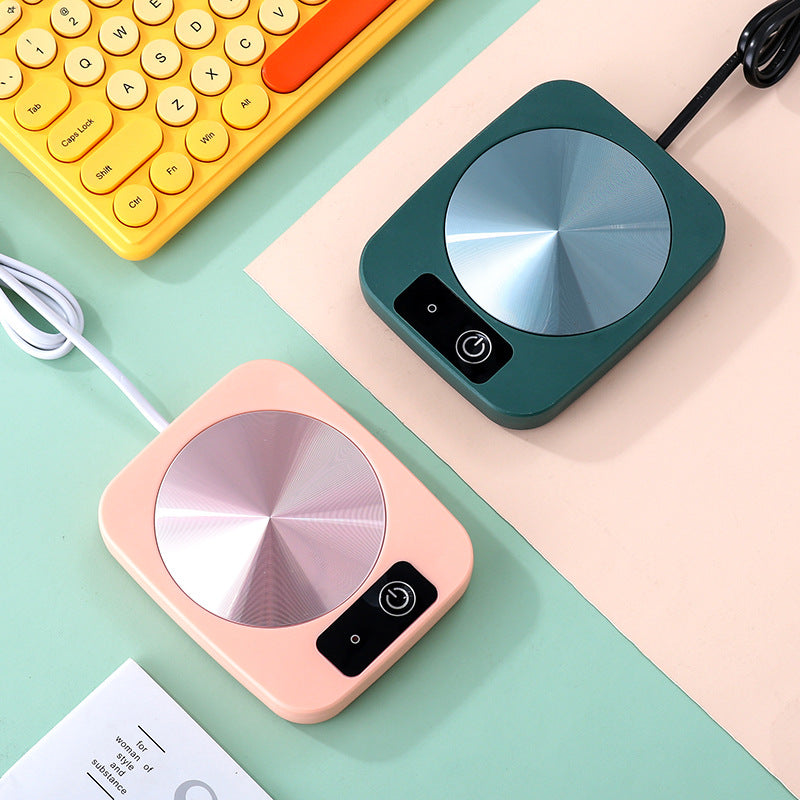Electric Tea Water Heating Pad Constant Temperature Coffee Mug Heating Coaster Lightweight Water Pad Heater Safe for Home Office