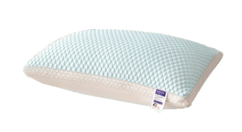 1PC Summer Cooling Ice Silk Pillow Breathable Mesh Edges 3D Ergonomic Cervical Support Pillow Core for Home Hotel 2025 New