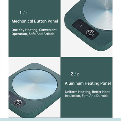 Electric Tea Water Heating Pad Constant Temperature Coffee Mug Heating Coaster Lightweight Water Pad Heater Safe for Home Office